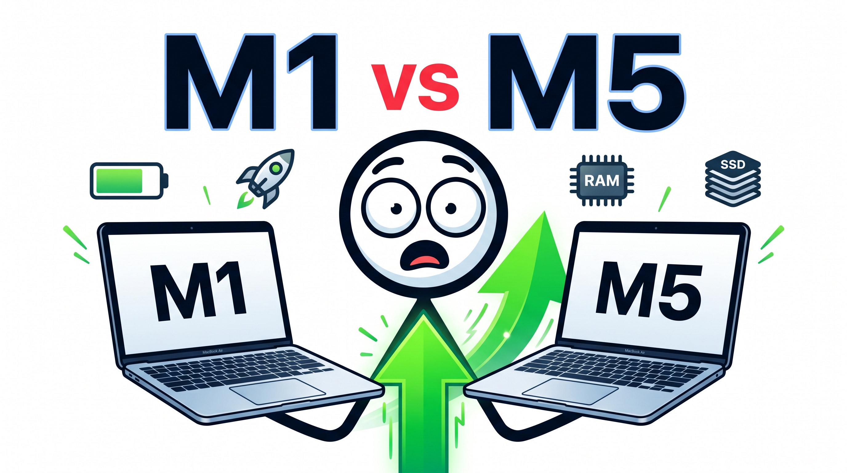 I Compared Every MacBook Air From M1 to M5 — Here's the One I'd Actually Buy